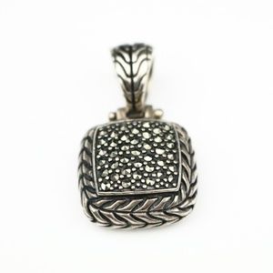 925 Sterling Silver Pendant - Marcasite Pendant